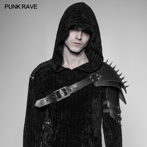 Punk Black Cone Nail Armor scapula PUNK RAVE WS-276