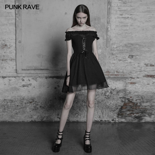 Punk Rave Off Shoulder Lolita Bandage Dress OPQ-338LQF