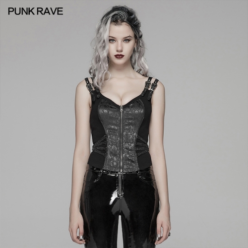 Punk Rave WY-1037MJF Popular Steampunk Women Waistcoat