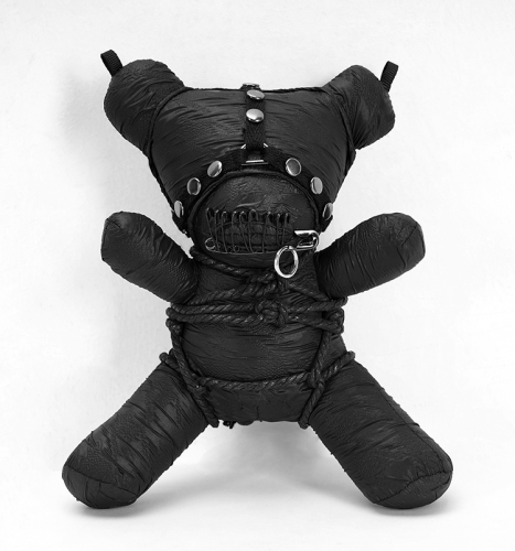 Gothic dark Taboo bear toy JG-002XH-BK